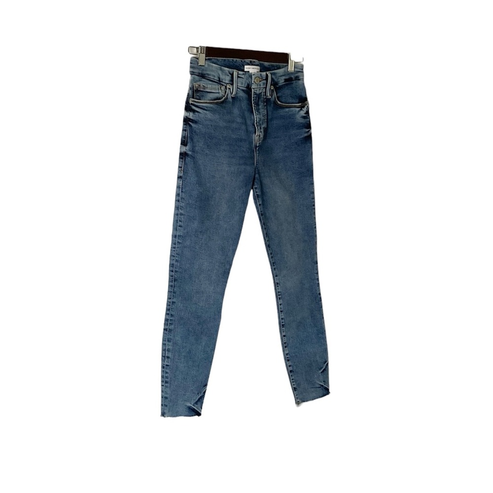 Good American High Waist Skinny Jeans Size 27 Blue